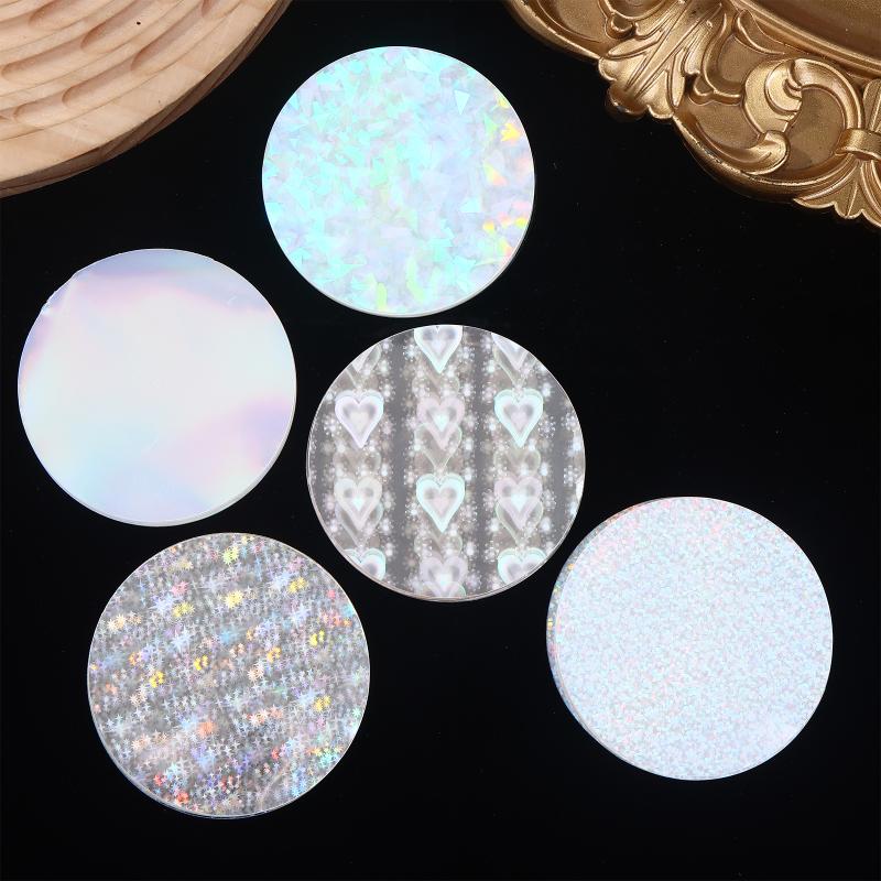 Button Badge Blank - New#100Pcs Transparent Badge Film Clear Laser