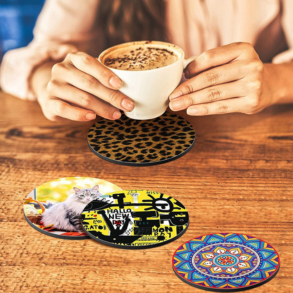 50Pcs Thermal Sublimation Coas - Coaster Sublimation Blank review and price